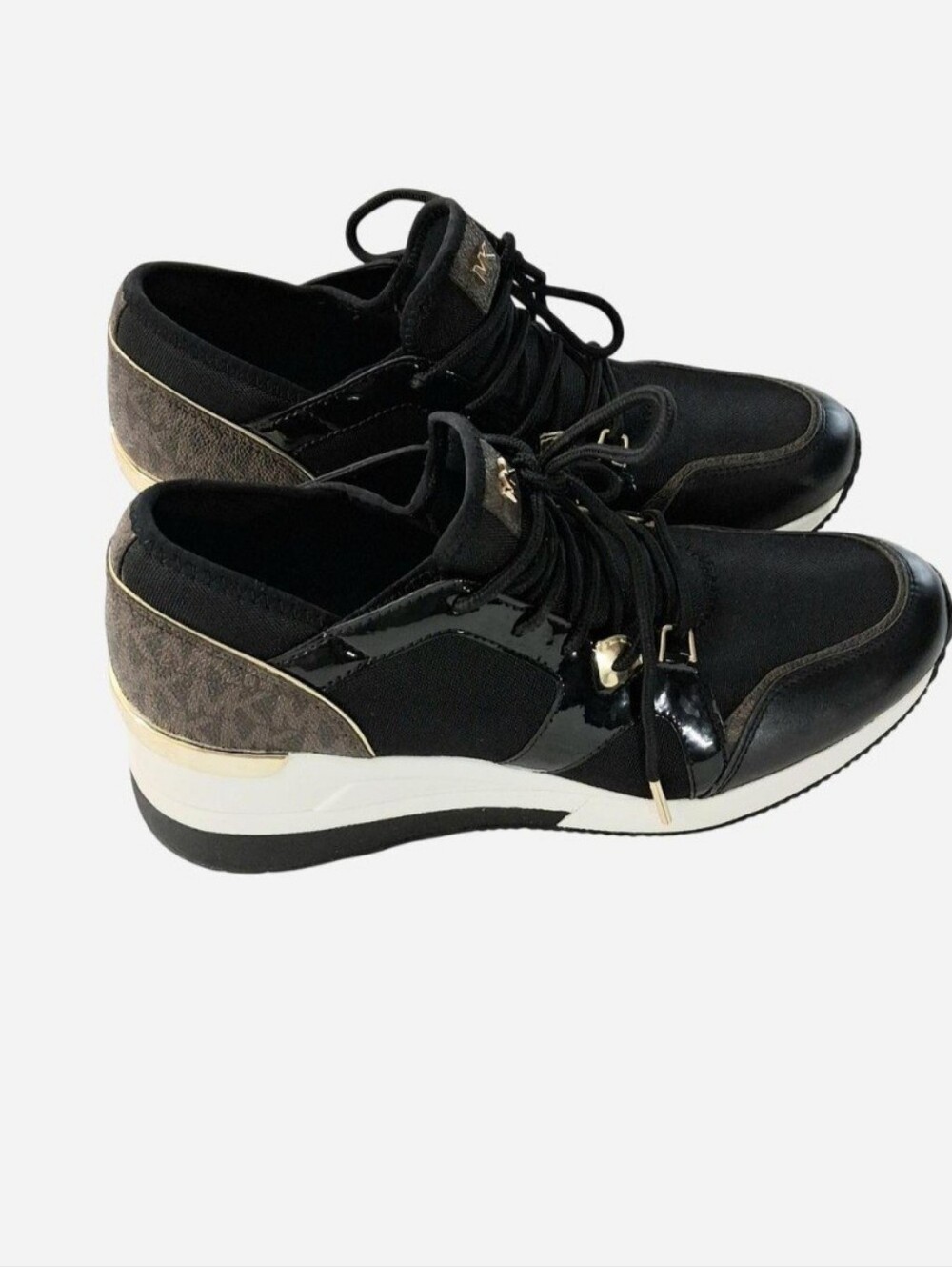 Michael Kors Liv Lace-Up Wedge Sneakers
